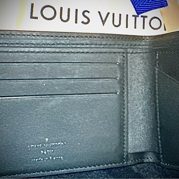 Louis Vuitton Portefeuille Multiple Bifold Wallet /Black/ Damier Infini Leather - Picture 12 of 14